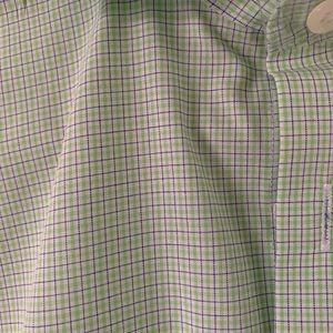 Pronto Uomo- Dress shirt green with blue and white 15-32/33